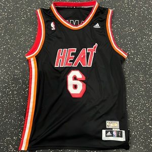 Lebron James Miami Heat Jersey. Adidas size L. Gently worn, but great condition.
